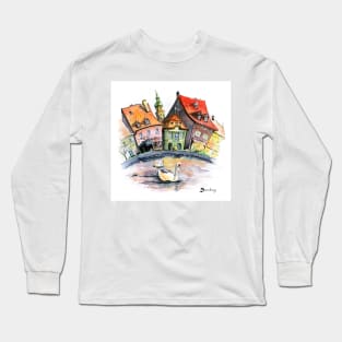 Little Venice in Bamberg, Bavaria, southern Germany Long Sleeve T-Shirt